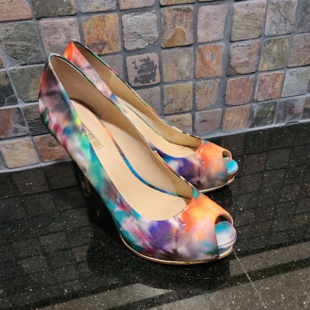 Guess colorful Peep-Toe Heels